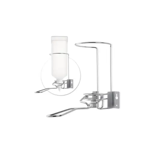 [i_support_airless-ZA055] Distributeur Tattoo - Anios - Support en inox pour flacon savon et gel hydro airless