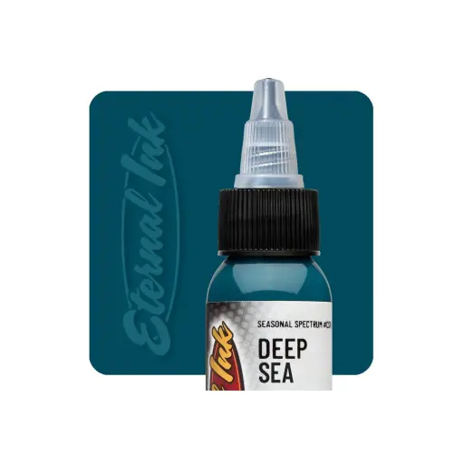 [b_NON_REACH_encre_eternal_deep_sea-102569] Encre Tattoo Bleue - Eternal Ink Seasonal Spectrum Deep Sea - Encre artistique pour l'entrainement au tatouage NON REACH 30 ml*