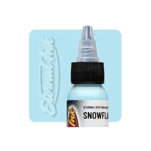 [b_NON_REACH_encre_eternal_snowflake-102583] Encre Tatouage Bleue - Eternal Ink Seasonal Spectrum Snowflake - Encre artistique pour l'entrainement au tatouage NON REACH*