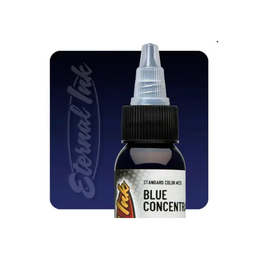 Encre Tatouage Bleue - Eternal Ink Blue Concentrate - Encre artistique pour l'entrainement au tatouage NON REACH*