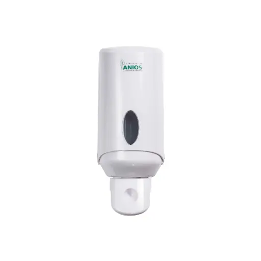 [cm_distributeur_anios_mecanique-1211007000] Distributeur Tattoo - Anios - Support mécanique pour flacon savon et gel hydro airless 