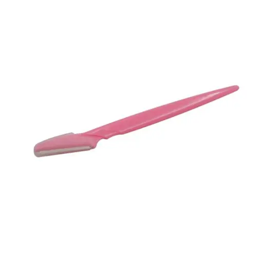 [i_rasoi_pmu_rose-0VC047] Rasoir Pmu - Rasoir Lame Acier 35 mm- Rasoir à usage unique avec manche plastique pour le le maquillage permanent*