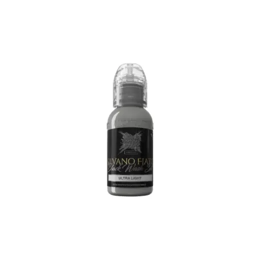 Encre Tattoo - World Famous Silvano Fiato Ultra Light - Mélange pour le tatouage REACH 30 ml du set silvano fiato blackwash