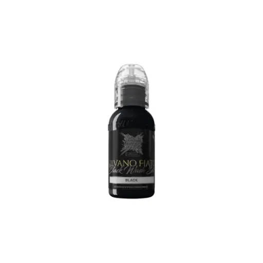 Encre Tattoo - World Famous Silvano Fiato Black - Mélange pour le tatouage REACH 30 ml du set silvano fiato blackwash