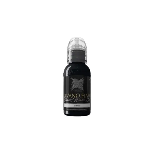 Encre Tattoo - World Famous Silvano Fiato Dark - Mélange pour le tatouage REACH 30 ml du set silvano fiato blackwash
