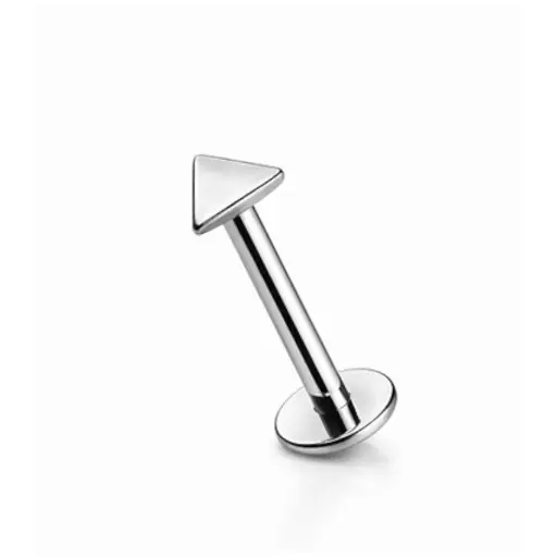 Piercing Labret - Titane Astm F136 Stérile - Labret n°66 avec pas de vis interne triangle*