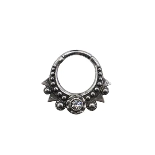 [i_anneau_acier_clicker-CD158] Piercing Anneau - Acier - Anneau clicker 158 avec fermeture à charnière