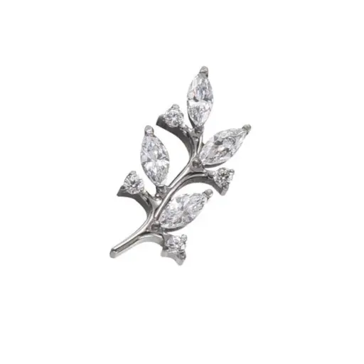 [E9-ns_embout_0.9mm-P180_09] Piercing Embout - Titane Astm F136 - Embout 180 avec pas de vis interne 0,9 pour piercing 1,2 mm embout 11 mm*