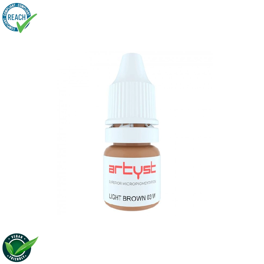 [b_artyst_eye_light_brown_03w] Artyst Eyes Pigment Light Brown 03 W - Mélange pour le maquillage permanent pigment REACH 10ml