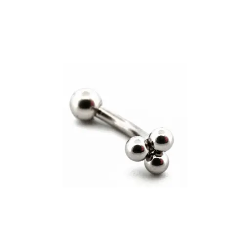 [i_banane_acier_ND164] Piercing Banane - Acier - Banane 164