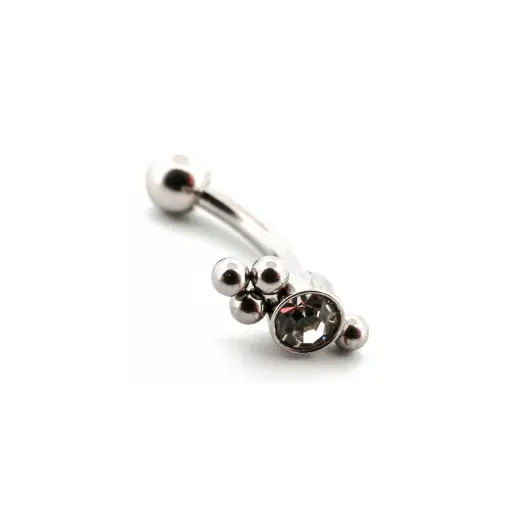 [i_banane_acier_ND163] Piercing Banane - Acier - Banane 163