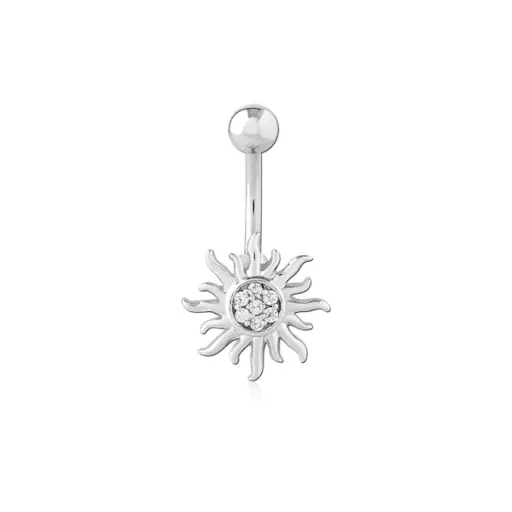 [i_banane_acier_nombril_NF557] Piercing Banane - Acier - Banane pour nombril 557