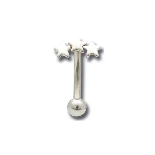 [i_banane_acier_ND104] Piercing Banane - Acier - Banane 104