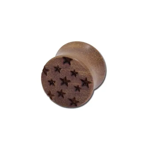 Écarteur Plug - Bois - Écarteur plug en teck