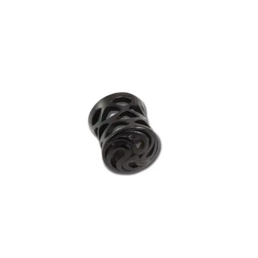 Écarteur Tunnel - Acier noir - Écarteur tunnel en acier noir filet 122