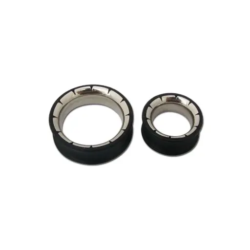 [i_écarteur_tunnel_JP1438] Écarteur Tunnel - Silicone et Acier - Écarteur tunnel en silicone et acier 143