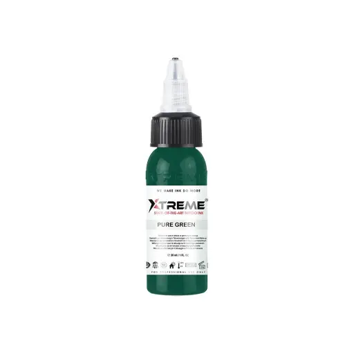 [ts_xtreme_pure_green] Xtreme Ink Pure Green - Mélange pour le tatouage encre REACH