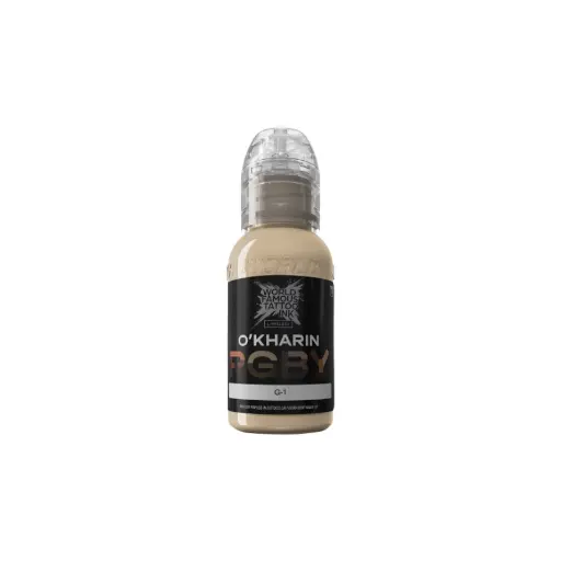 [ki_encre_world_famous_g1-LTSOG11-S] Encre de Tatouage Beige World Famous Sasha O'kharin G-1 – Conforme REACH – Pigment Professionnel Haute Intensité* 