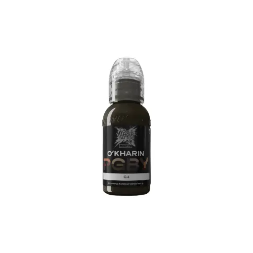 [ki_encre_world_famous_g4-LTSOG41-S] Encre de Tatouage Marron World Famous Sasha O'kharin G-4 – Conforme REACH – Pigment Professionnel Haute Intensité* 
