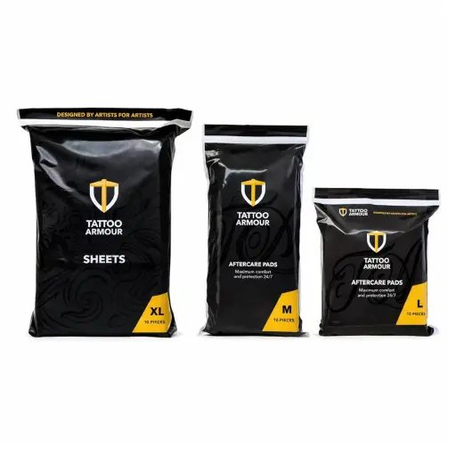 Tattoo Armour Compresses Tatouage (x10) – Solution Hygiénique Pro Compresses Tatouage Ultra Douces*
