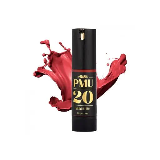 Pigment Pmu Rouge - Dynamic Pmu - 20 Marylin Red - Mélange pour le maquillage permanent REACH 15 ml
