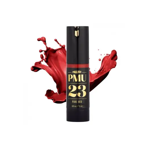 Pigment Pmu Rouge - Dynamic Pmu - 23 Pure Red - Mélange pour le maquillage permanent REACH 15 ml