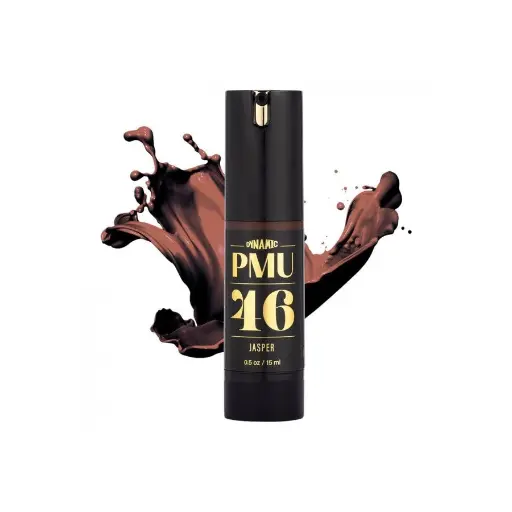 Pigment Pmu Marron - Dynamic Pmu - 46 Jasper - Mélange pour le maquillage permanent REACH 15 ml