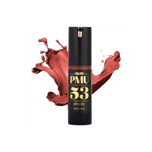 Pigment Pmu Rouge - Dynamic Pmu - 53 Apple Red - Mélange pour le maquillage permanent REACH 15 ml