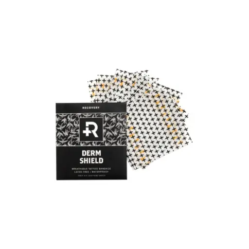 Film Tattoo - Recovery Derm Shield - Film pansement cicatrisant pour les soins post tatouage - Pack de 10