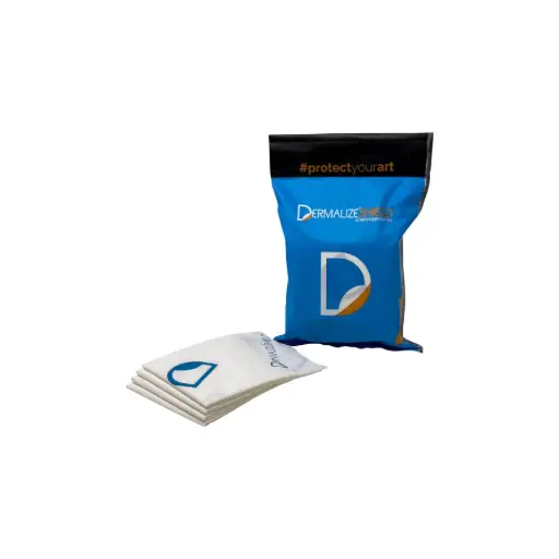 Essuyage Tatouage - Dermalize SHIELD - Compresses absorbantes ultrafines - Boîte de 10