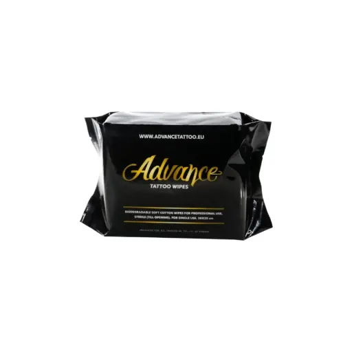 Essuyage Tatouage - Advance Tattoo - Paquet de 20 lingettes biodégradables