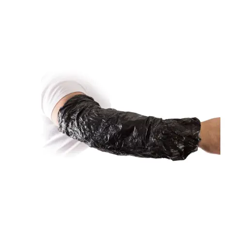 [ki_black_line_sleeve-BLKI-SLEEVES100-ARM] Protection Tattoo - Killer Ink Black Line - Boite de 100 manches de protection jetables noire*