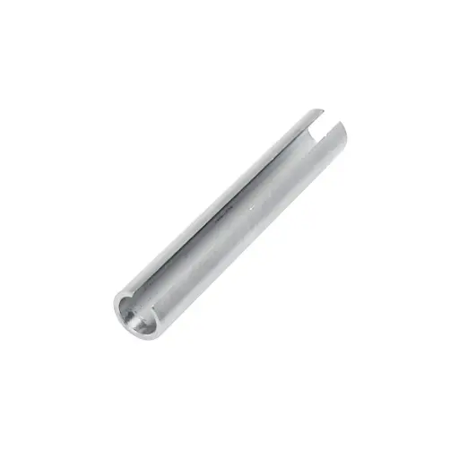 [i_tube_arriere_fendu-0GB02] Tube Tattoo - Tube arrière fendu en acier inoxydable 50 x 8 mm*