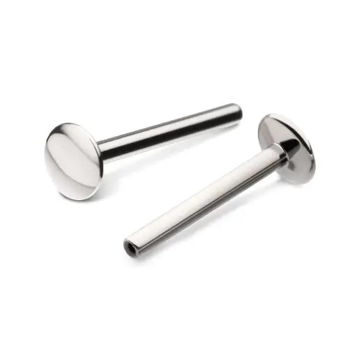 Piercing Labret Titane ASTM F136 Premium - Système Threadless Push-In Sans Bille Qualité Implant*