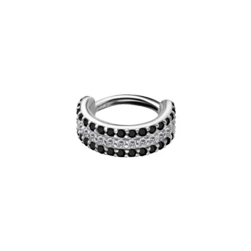 Piercing Anneau - Acier 316L - Anneau à charnière 33 (4 tailles)