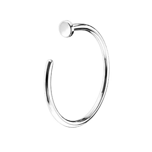 Piercing Nez - Titane Astm F136 - Anneau de nez 51 avec disque*