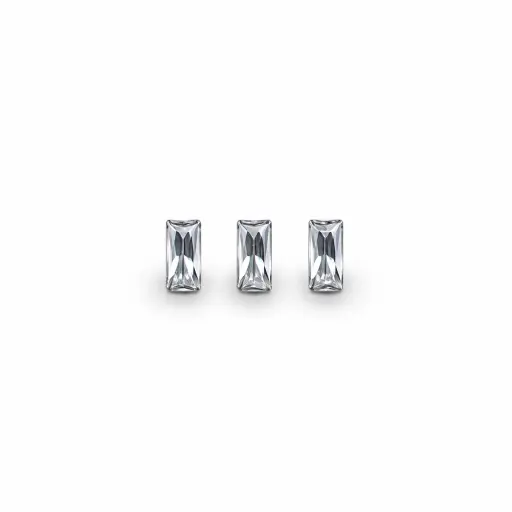 Piercing Embout Titane ASTM F136 Premium – Embout 149 Filetage Interne Qualité Implant Strass Rectangle largeur 5,5 mm pour Piercing 1,2 mm*