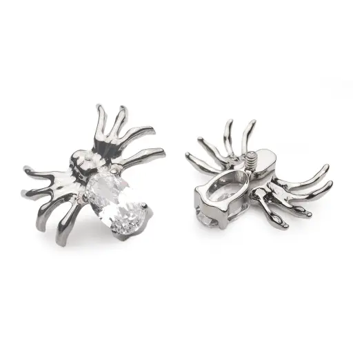 [ns_embout_207-p207_09] Embout Piercing - Titane F136 Gamme Hand Ink - Embout 207 avec pas de vis interne interne branche strass 8 mm*  