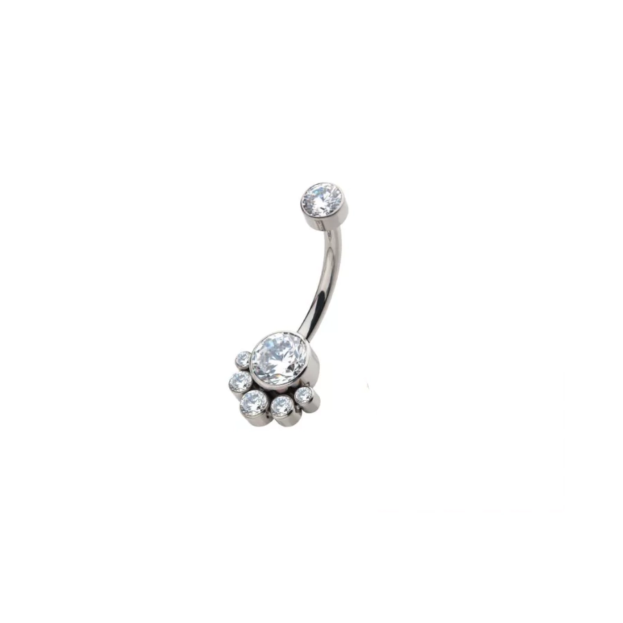 [iv_banane_#15-tib5ni42] Piercing Banane - Titane F136 Gamme Invictus - Banane 15 avec pas de vis interne* 