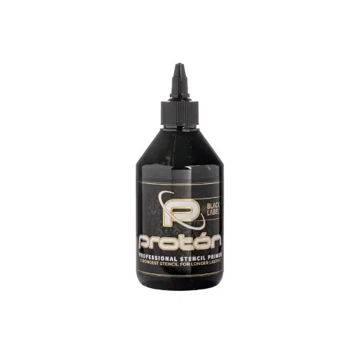 [b_proton_stencil_noir-690217] Stencil Tattoo - Proton Stencil Primer Black Label - Gel de transfert pour papier de transfert tatouage 250 ml*