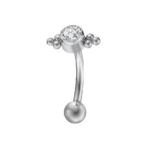 [fb_STERILE_micro_banane_3031-FB-3031] Piercing Banane - Titane Astm F136 Stérile -  Micro banane 3031 avec pas de vis interne 1,2 x 8 mm*