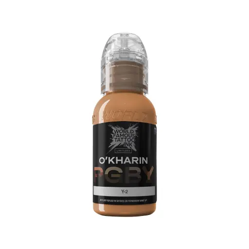 [ki_encre_sasha_o'kharin_y2-LTSOY21-S] Encre de Tatouage Marron World Famous Sasha O'kharin Y-2 – Conforme REACH – Pigment Professionnel Haute Intensité* 