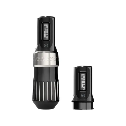 [ki_fk_iron_darksaber-FK-FLUXMAX-DRKSAB-W/BOLT/40] Machine Tattoo FK Irons Flux Max Darksaber – Machine Tattoo Professionnelle Sans Fil 4.0 mm*