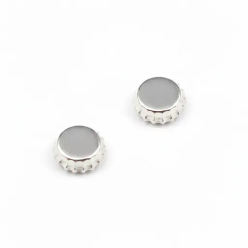 Piercing Labret - Titane Astm F136 Stérile - Labret n°332 avec pas de vis interne embout capsule canette 4 mm*