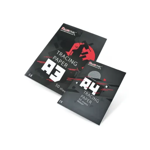 Papier Calque - Killer Ink - Bloc de papier calque A3 ou A4 - 63GSM - 50 feuilles*