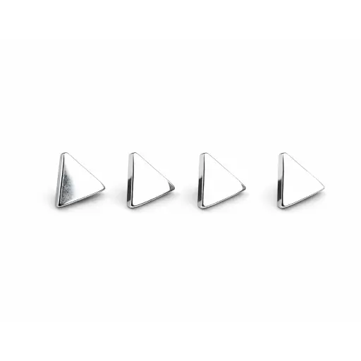 [ns_embout_66-P066-09] Piercing Embout Titane ASTM F136 Premium – Embout 66 Filetage Interne & Triangle 4 mm pour Piercing 1,2 mm*