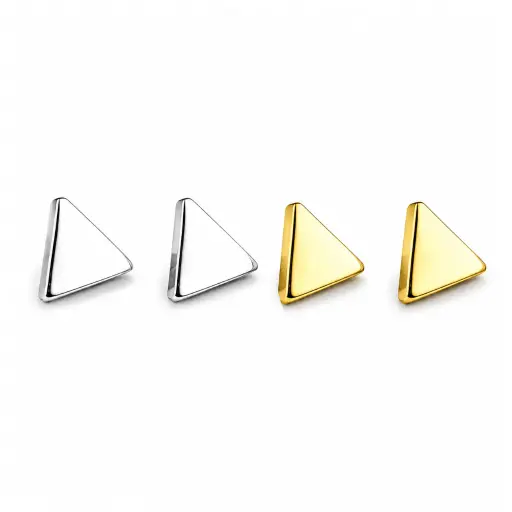 Piercing Embout Titane ASTM F136 Premium – Embout 66 Filetage Interne & Triangle 4 mm pour Piercing 1,2 mm*