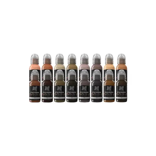 [ki_set_encres_world_famous_sasha_o'kharin_rgby_16x30ml-LTSOS1-S] Set Encre Tattoo - World Famous Limitless Sasha O'Kharin RGBY - Mélange pour le tatouage encre reach 16 x 30 ml*