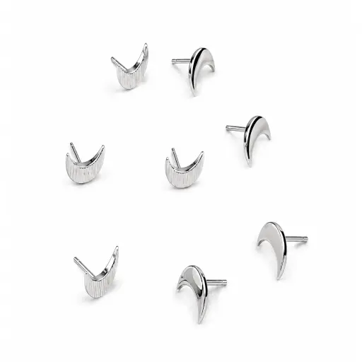 [G2-ns_embout_threadless_T21] Embout Piercing Croissant De Lune Titane ASTM F136 Threadless – Bijou Piercing Haut de Gamme Hypoallergénique Ultra Résistant*