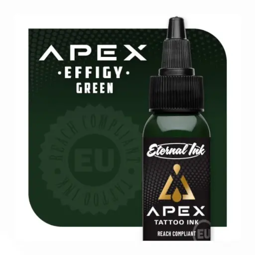 Encre Tattoo Verte - Eternal Ink Apex Effigy Green - Mélange pour le tatouage encre reach 30 ml (Date courte 08/21/26)*